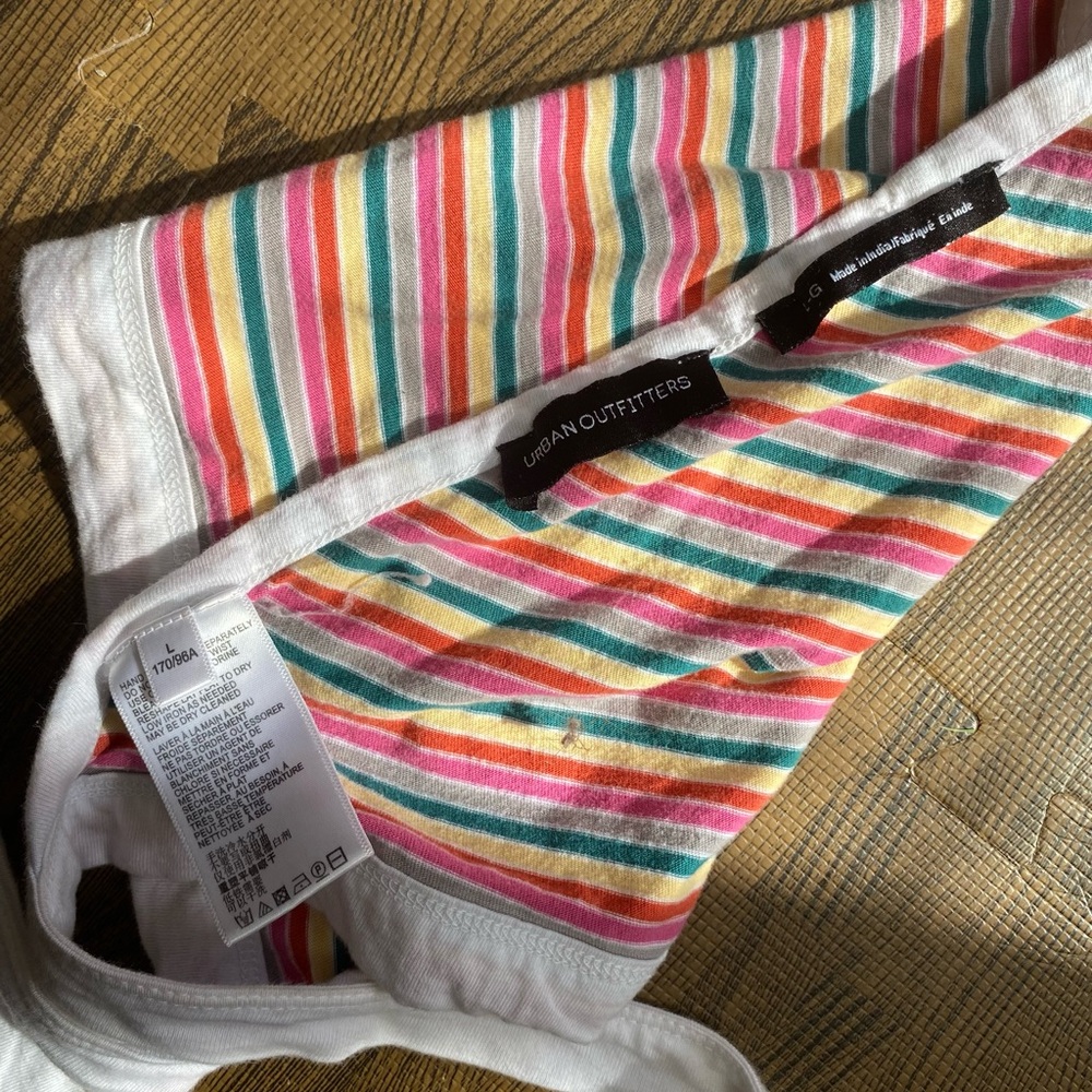 Urban Outfitters Multicolor Striped Crop Top - Picture 3 of 3